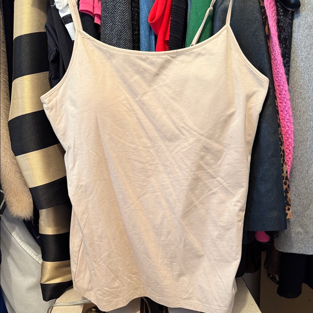 No Boundaries Cream Spaghetti Strap Camisole